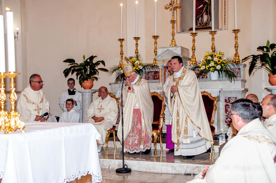 Don Domenico Cacciatore nuovo Amministratore Parrocchiale della Parrocchia “”Santi Nicola e Biagio” in Scido