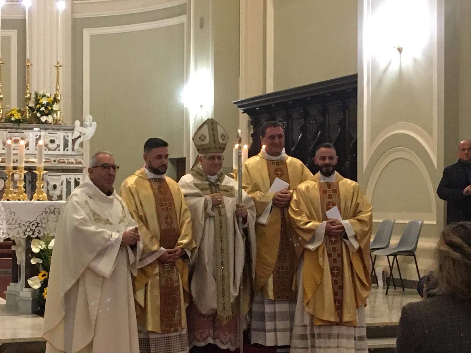 L’ordinazione presbiterale di don Pasquale Ciano, don Giuseppe Mangano e don Giuseppe Sgambetterra