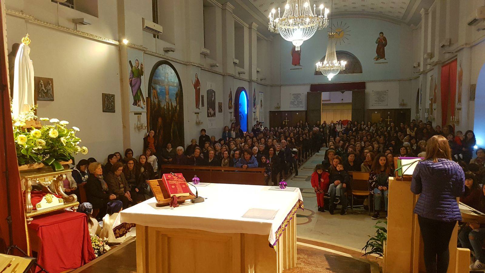 La Madonna pellegrina accolta presso la parrocchia ‘Maria Ss. Addolorata’ in Rosarno