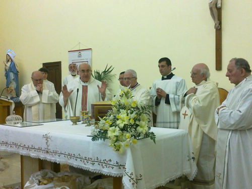 Il Vescovo alla festa di S. Giuseppe del ‘Villaggio Praia’ di S. Ferdinando