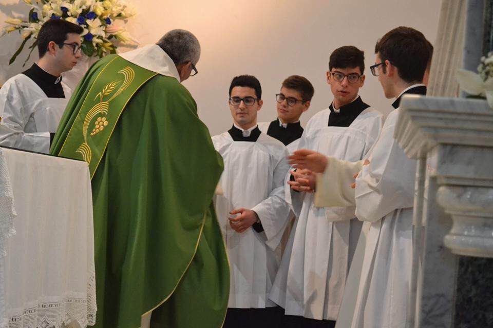 Ritiro mensile del nostro Seminario Vescovile nella parrocchia san Michele Arcangelo di Cinquefrondi