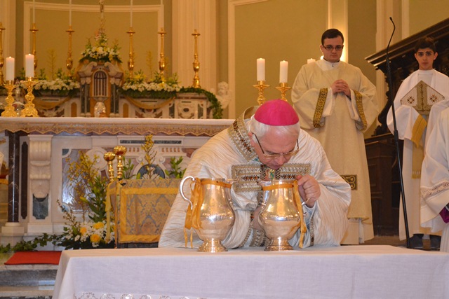 In cattedrale a Oppido la Messa Crismale di Giovedì Santo