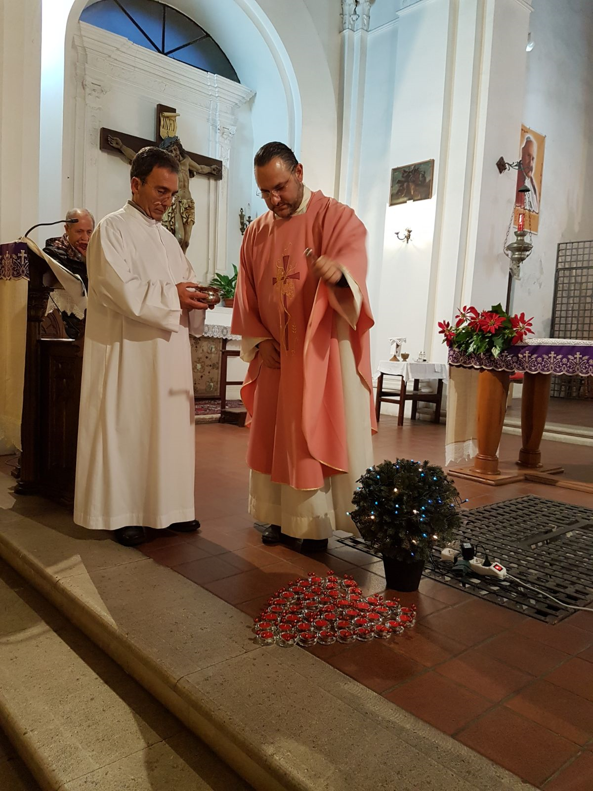 La messa per i Figli tra gli Angeli in occasione del Natale