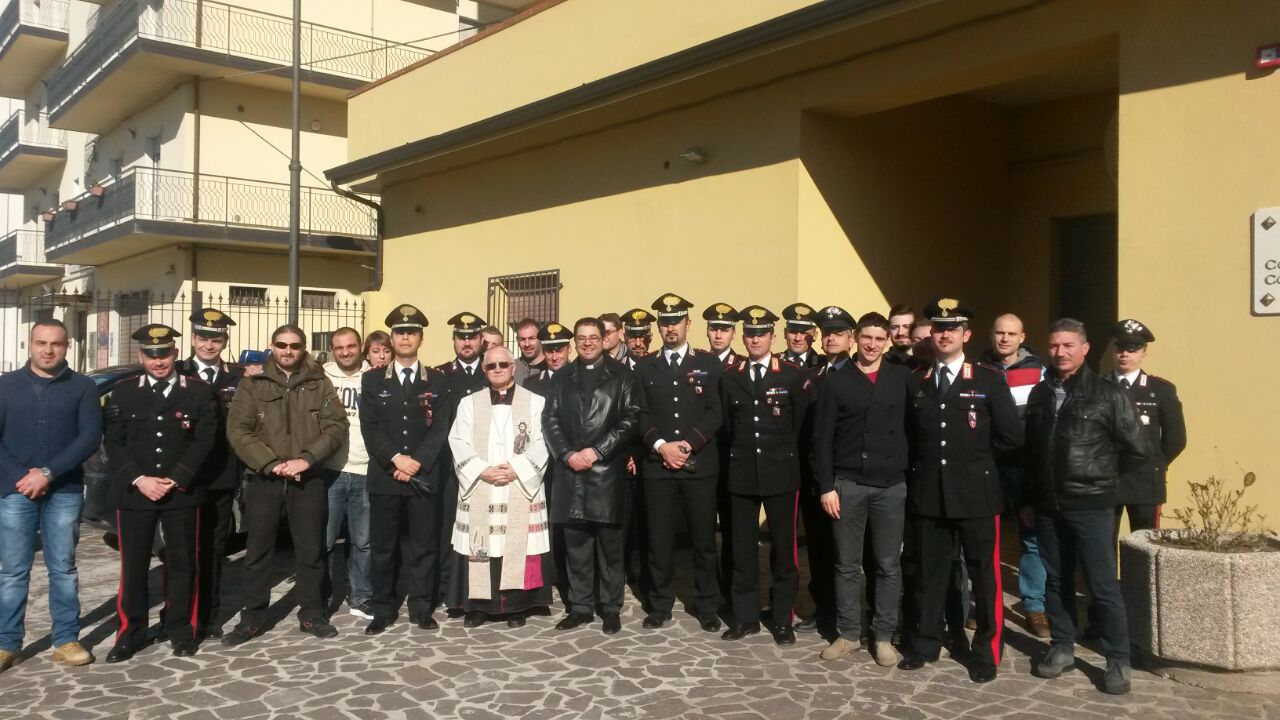 Il Vescovo benedice i locali del Comando Carabinieri di Gioia Tauro