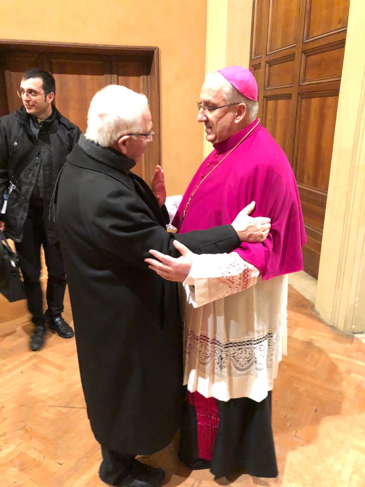 Il Vescovo Francesco presente alla consacrazione episcopale di padre Daniele Libanori sj in Roma