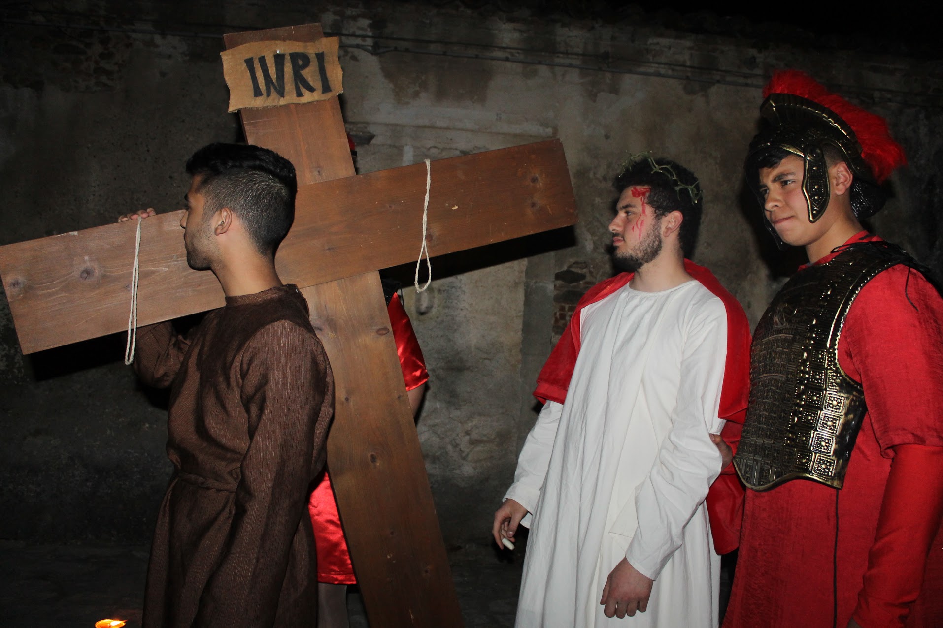 Via crucis realizzata dai giovani di Amato