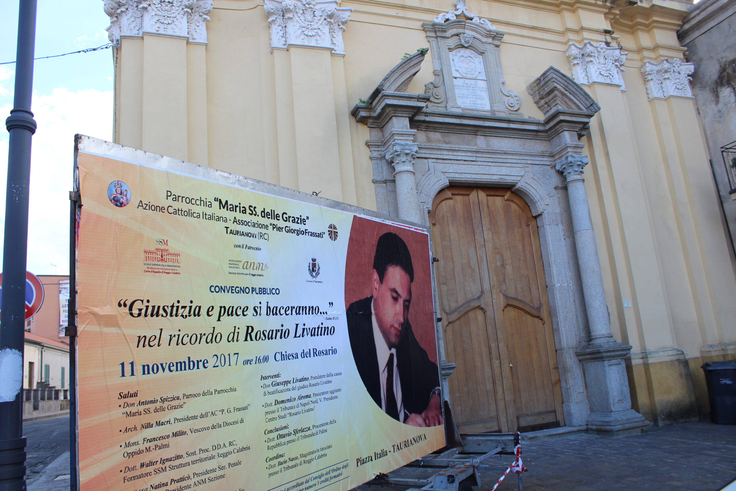 Convegno sulla figura del giudice Servo di Dio Rosario Livatino promosso dalla Parrocchia ‘Maria Ss. delle Grazie’ di Taurianova