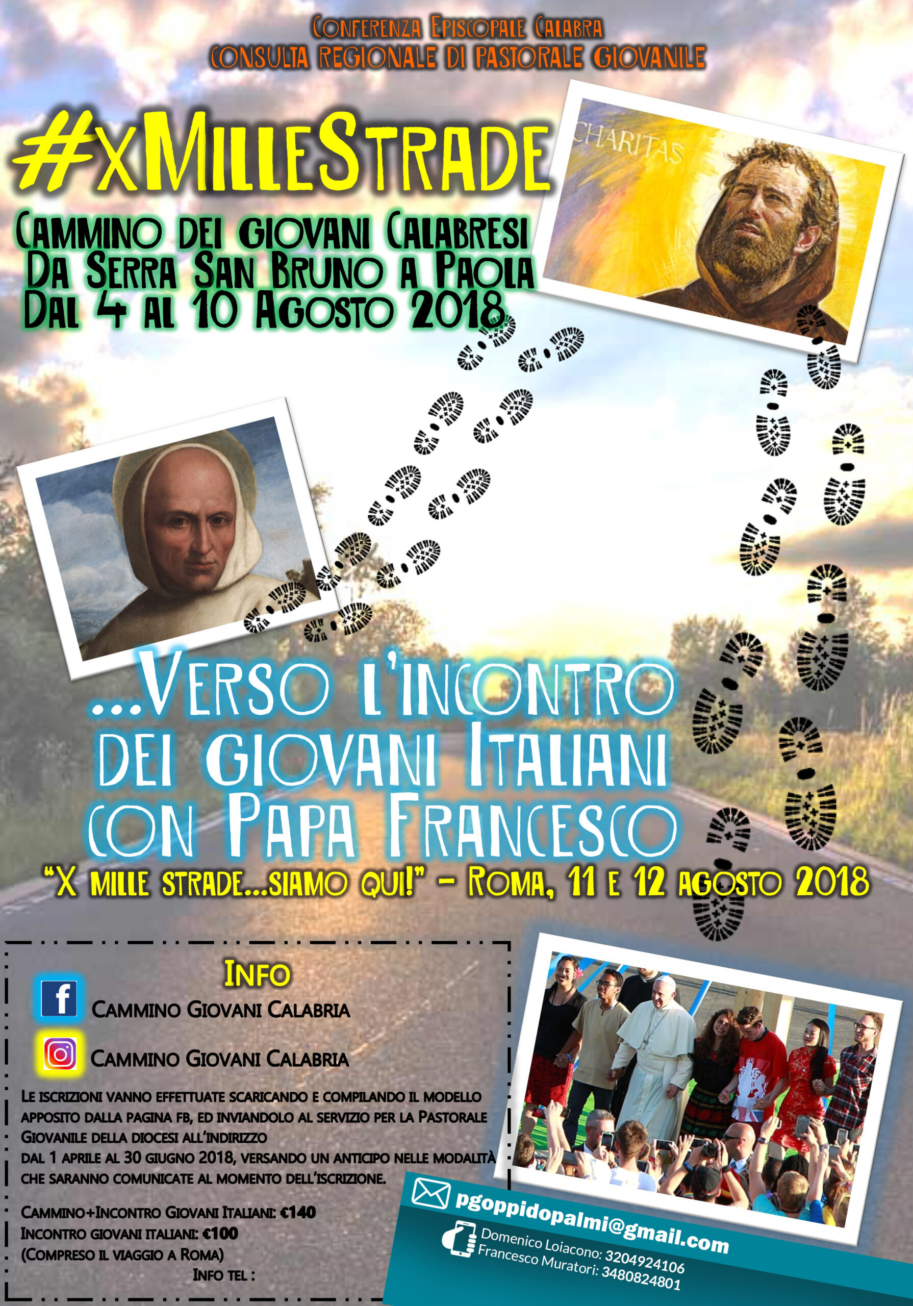 Cammino dei giovani calabresi – Leggi e scarica la locandina