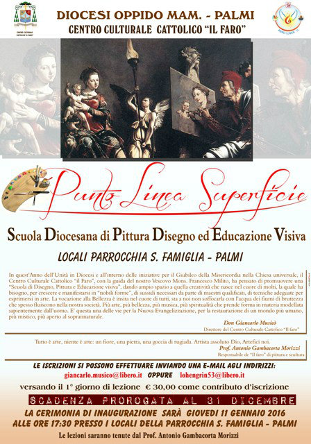 Inaugurazione a Palmi della “Scuola diocesana di disegno, pittura ed educazione visiva”