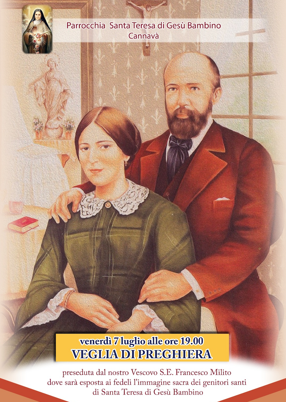 Veglia di preghiera presso la Parrocchia ‘S. Teresa di Gesù Bambino’ di Cannavà