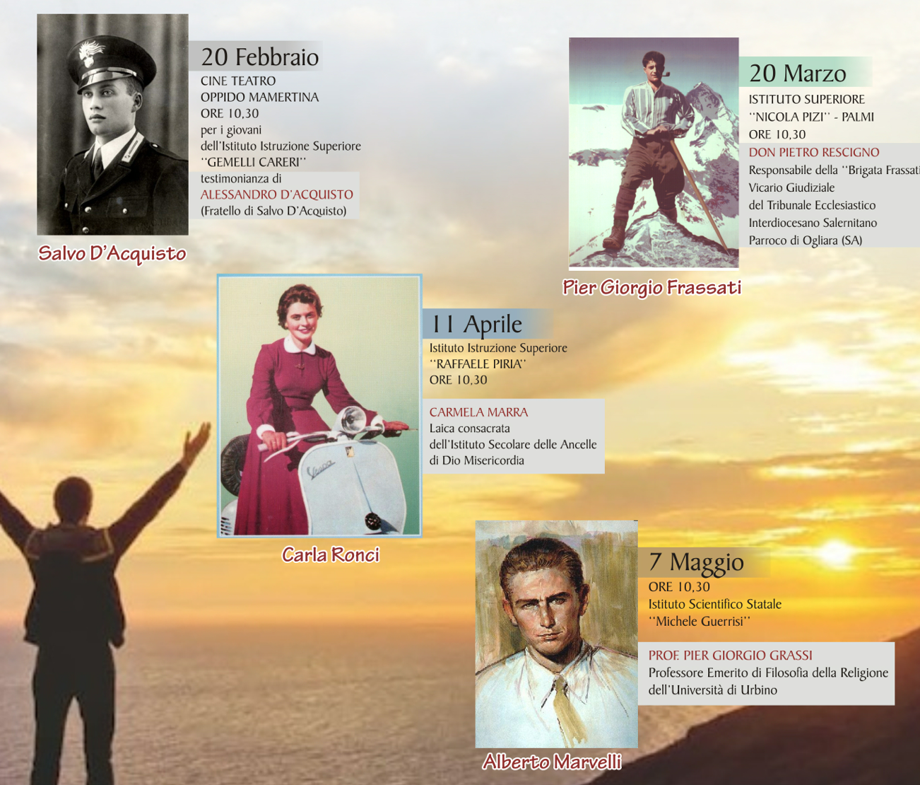 La fabbrica della santità – 4 santi in 4 istituti d’istruzione superiore