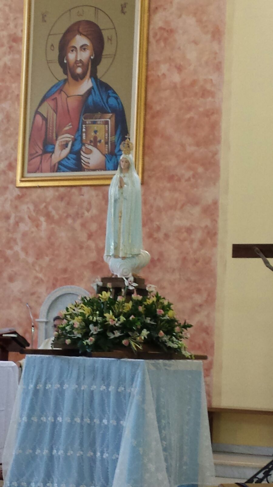 La Madonna pellegrina ad Amato