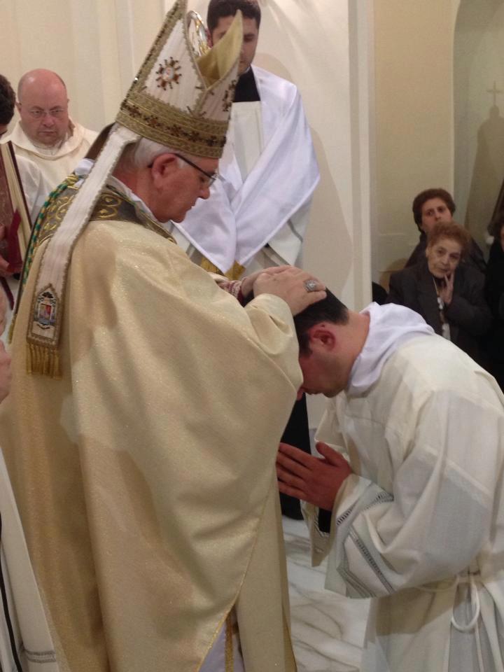 A Lubrichi il Vescovo ordina diacono Giuseppe Papalia