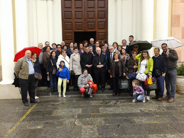 Un gruppo parrocchiale di Corigliano Calabro in visita alla nostra Diocesi
