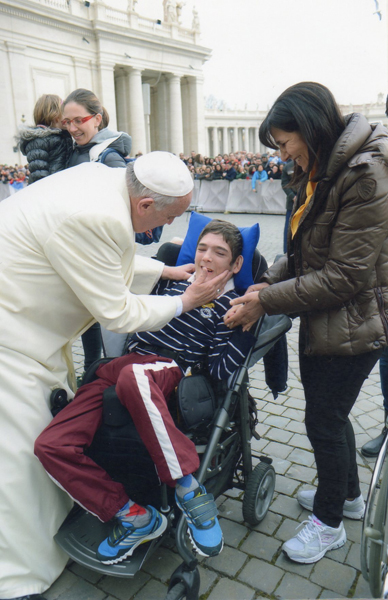 Andando incontro a Papa Francesco