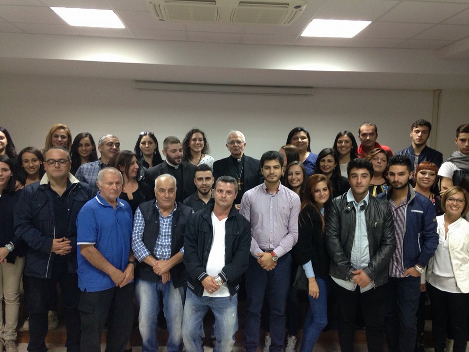 Inaugurazione della Scuola di Formazione per Animatori Vocazionali e Parrocchiali istituita dal direttore del Centro Diocesano Vocazioni don Gaudioso Mercuri.