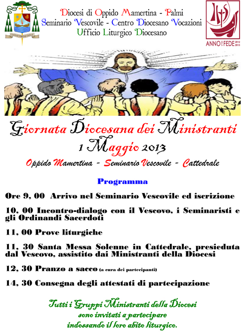 Giornata Diocesana dei Ministranti 1 Maggio 2013