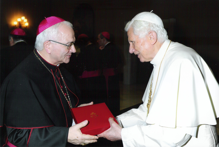 Ringraziamento di mons. Francesco Milito al Sommo Pontefice