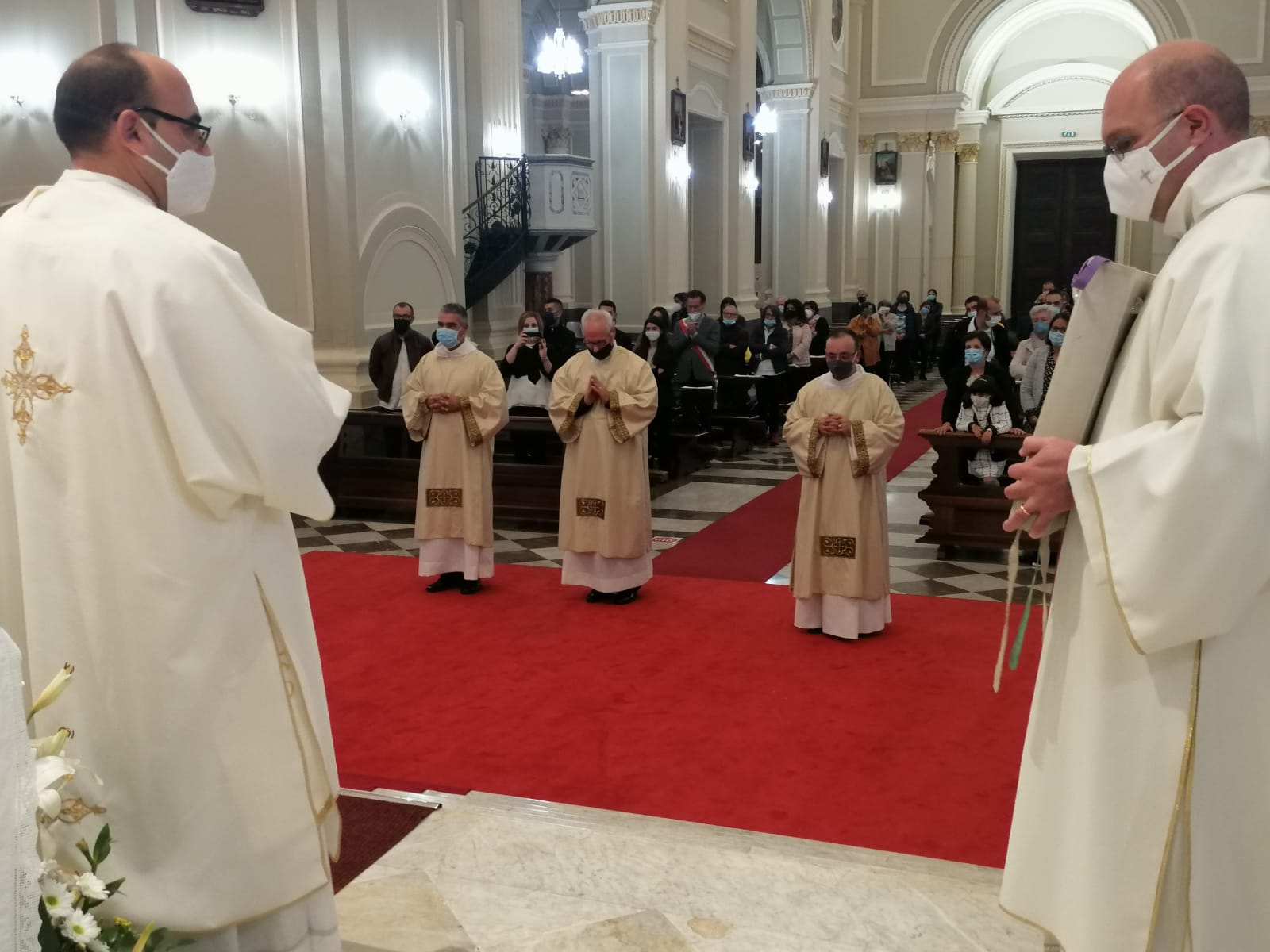 Le ordinazioni diaconali di Francesco Arena, Giuseppe Gallo e Ignazio Perna