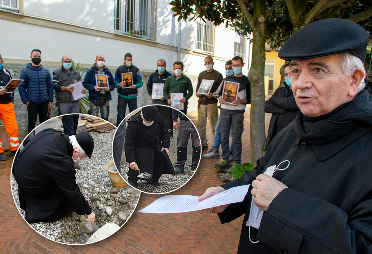 Benedetta dal Vescovo la prima pietra dei nuovi locali della curia diocesana